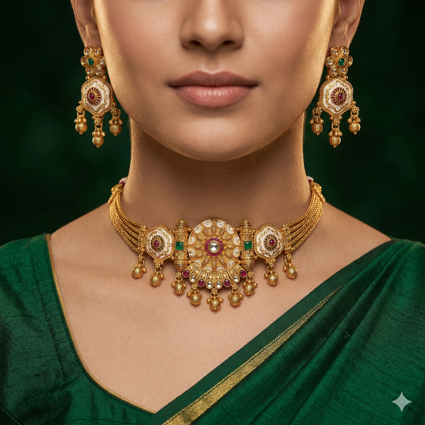 Temple Choker Sets