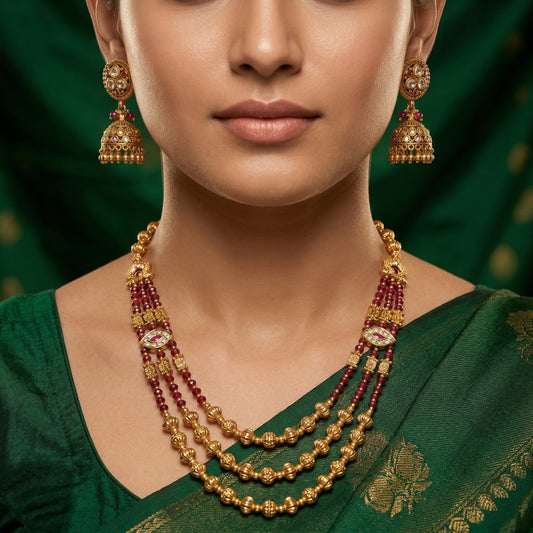 Temple Long Necklace
