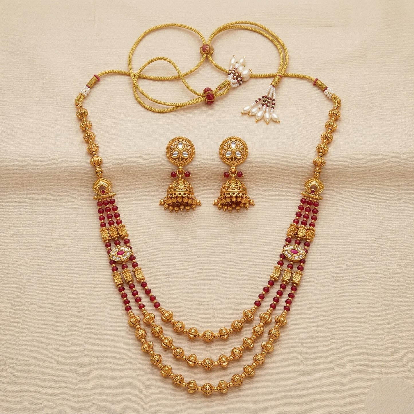 Temple Long Necklace