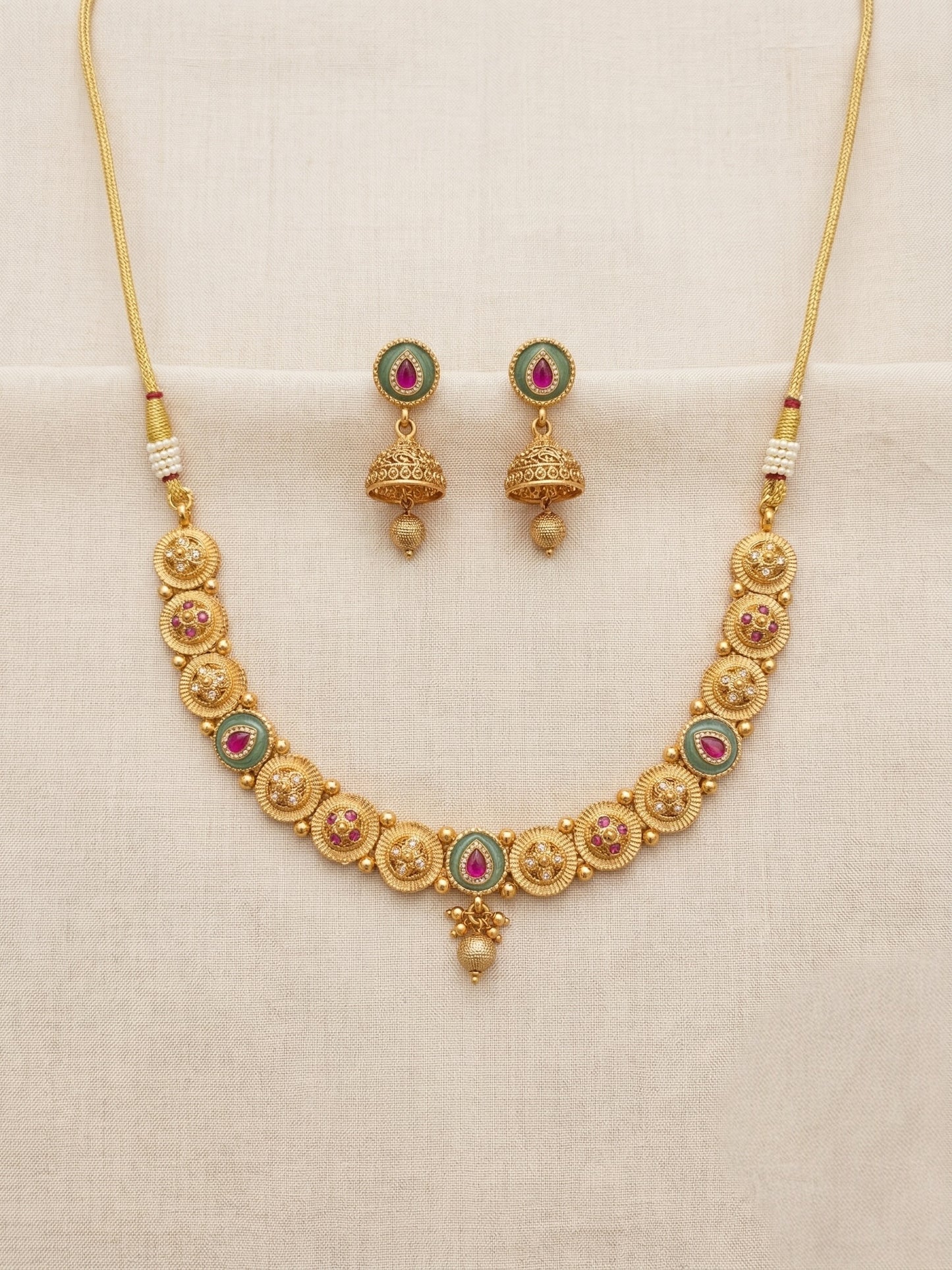 Mythili Temple Necklace