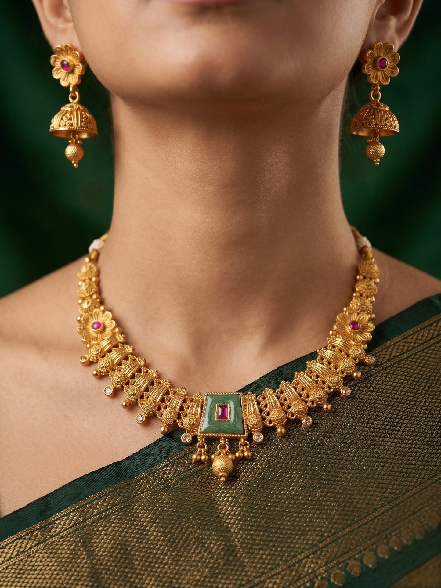 Eesha Temple Necklace