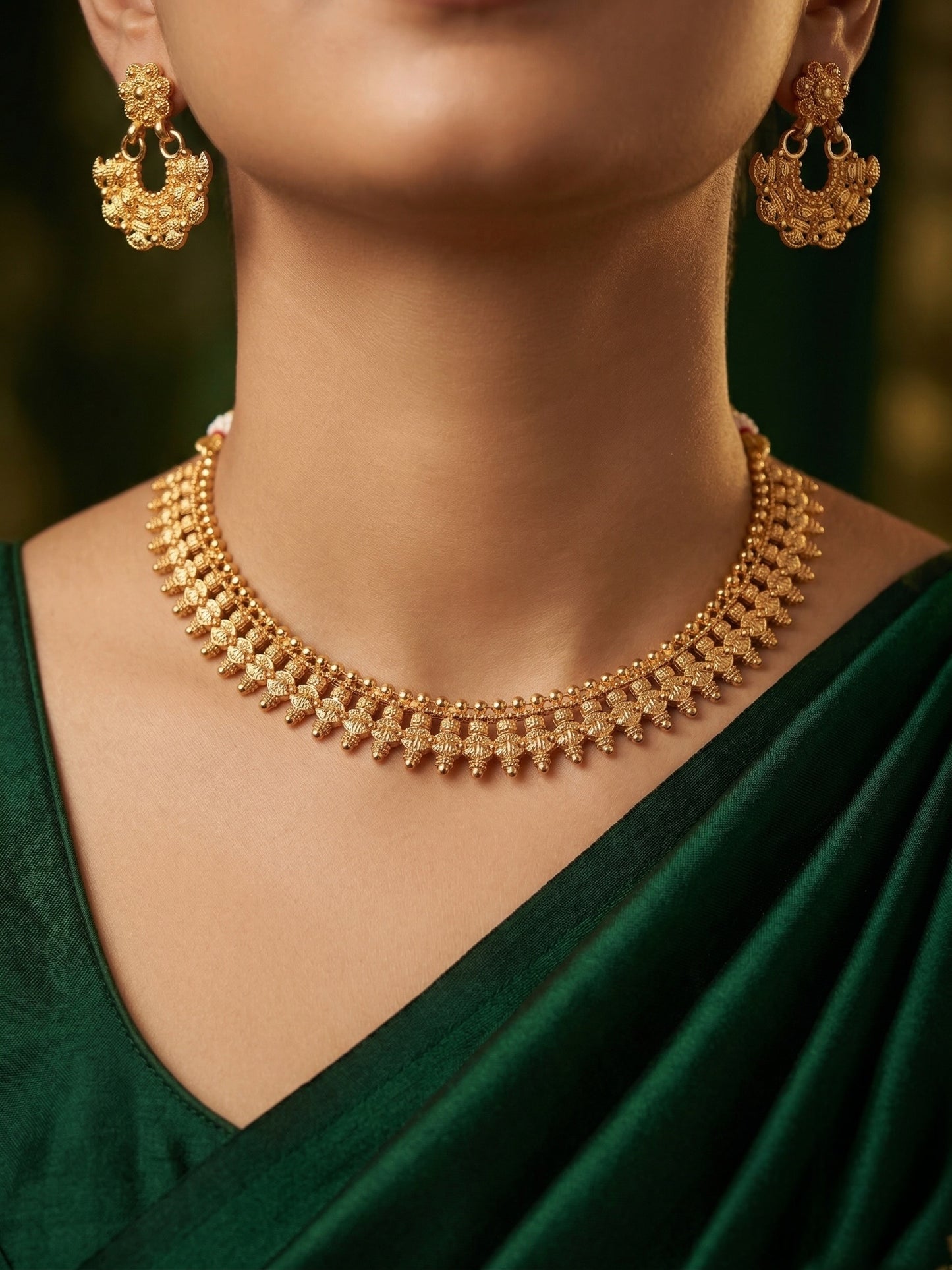 Amrutha Temple Necklace