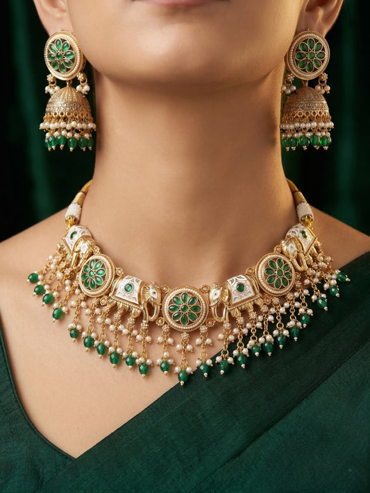 Pranavi Temple Necklace