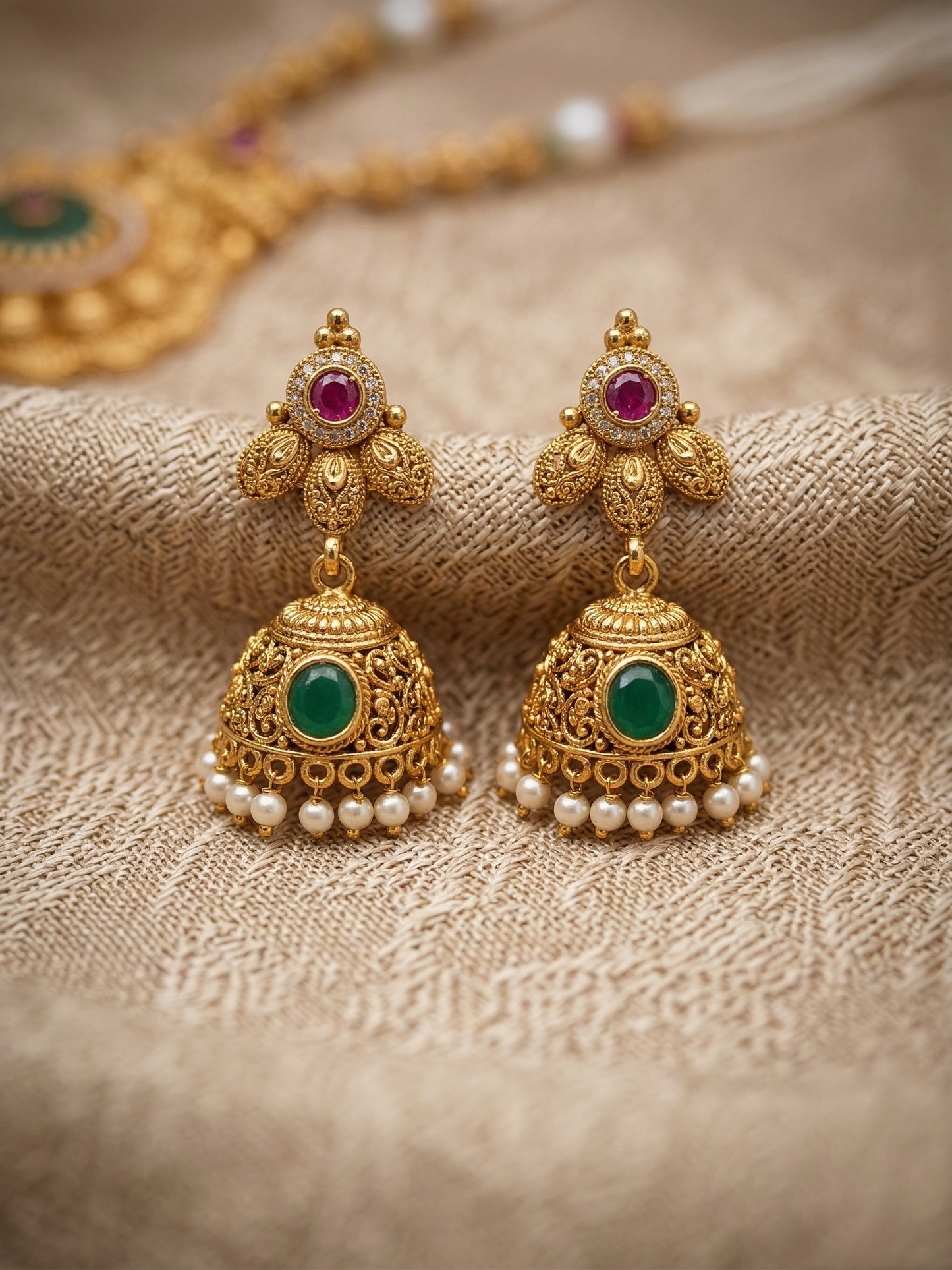 Aadhya Temple Necklace