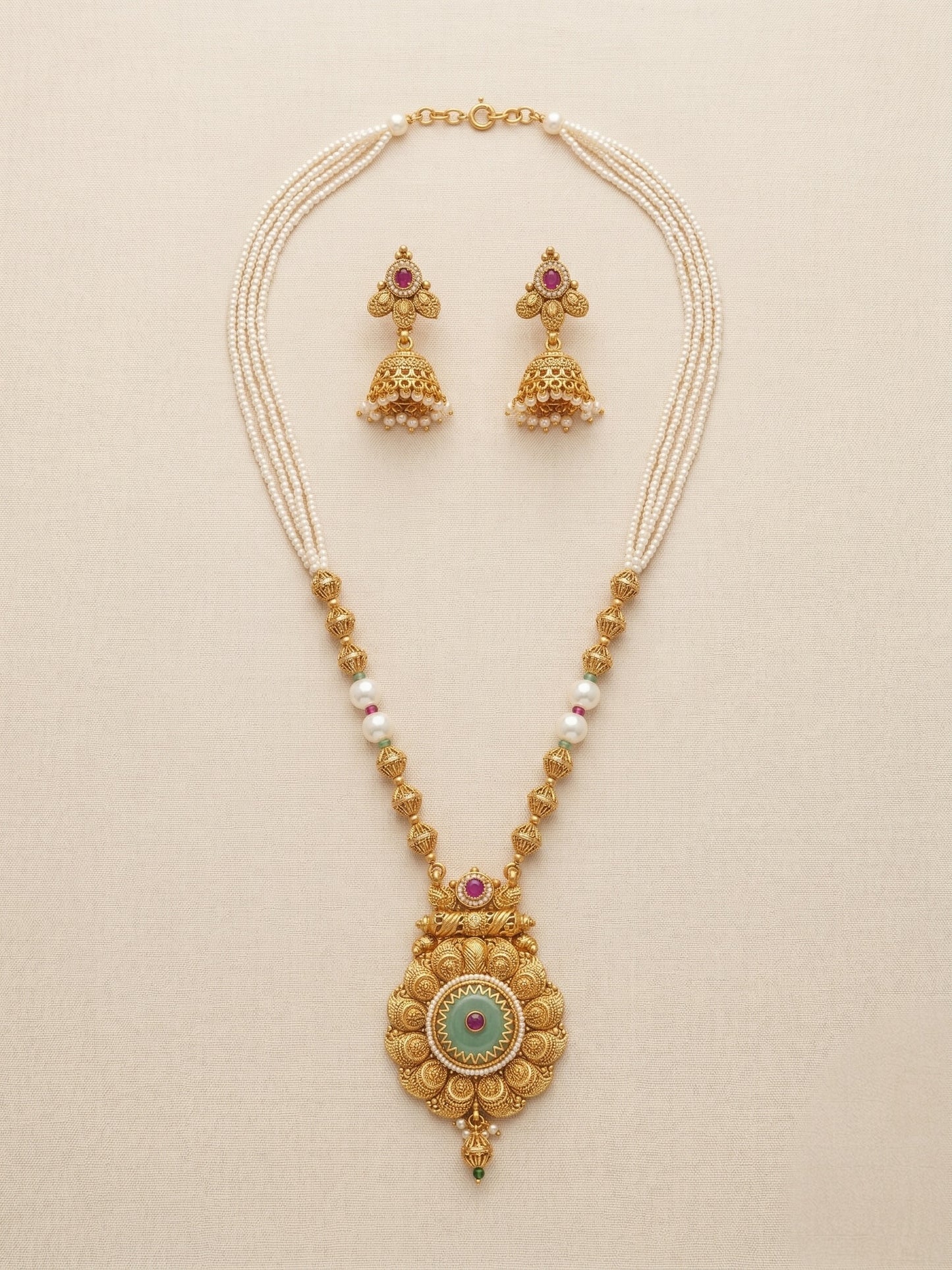 Aadhya Temple Necklace