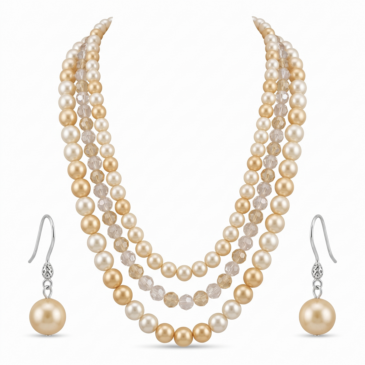 Saanvi Pearl Necklace Sets