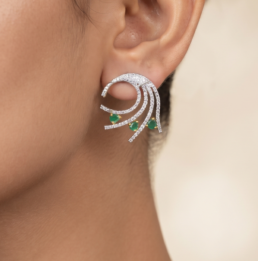 Mallika Zircon Earrings