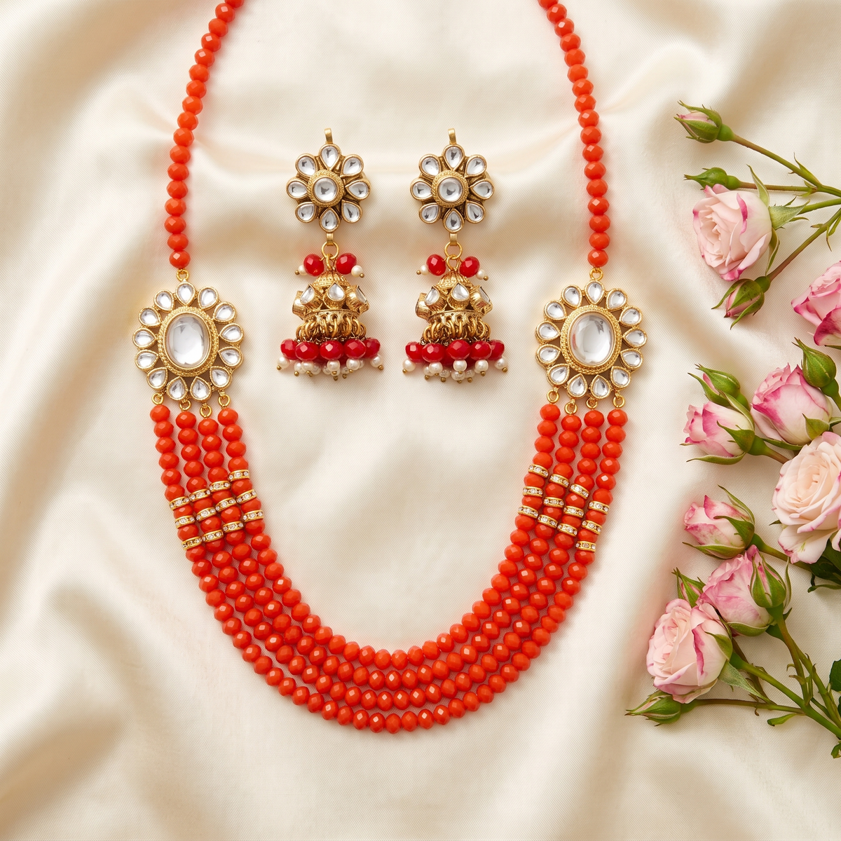 Shivani Kundan Necklace Set