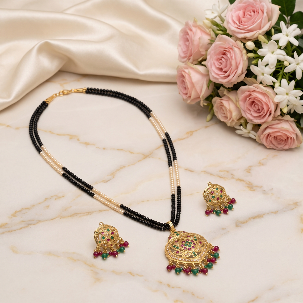 Kavya Jadau Necklace Set