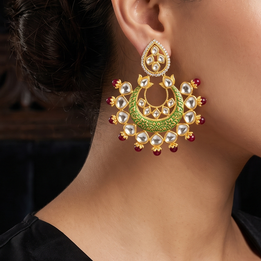 Megha Kundan Earrings