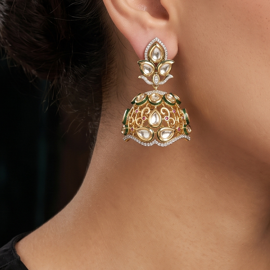 Riya Kundan Earrings