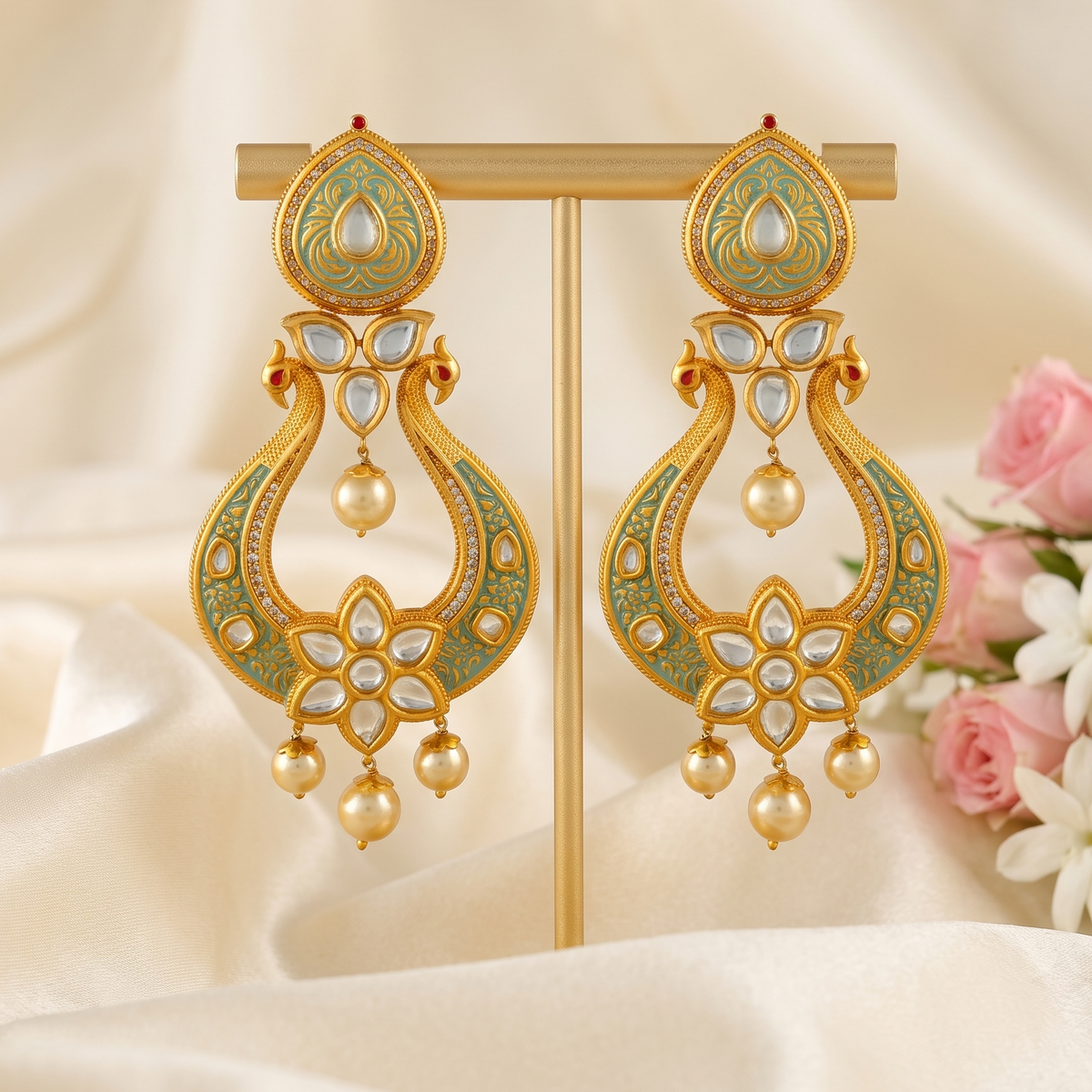 Nandini Kundan Earrings