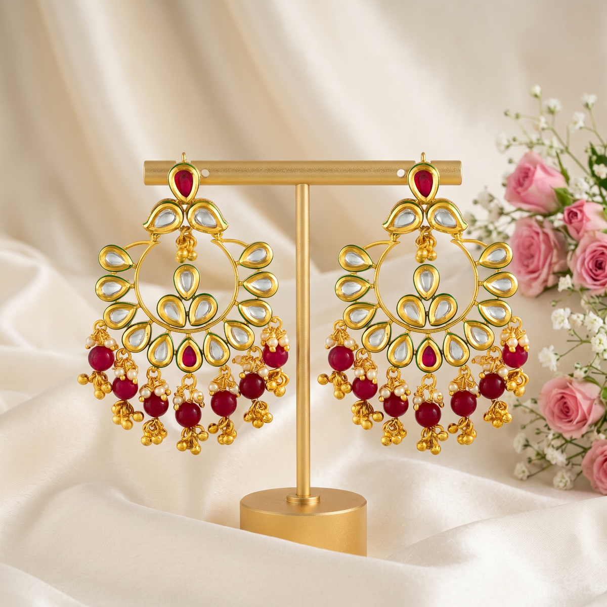Indira Kundan Earrings