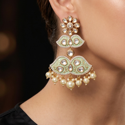 Roshni Kundan Earrings