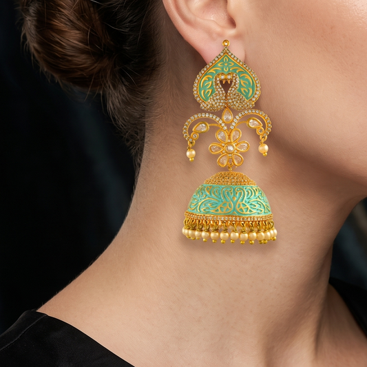 Aarushi Kundan Earrings