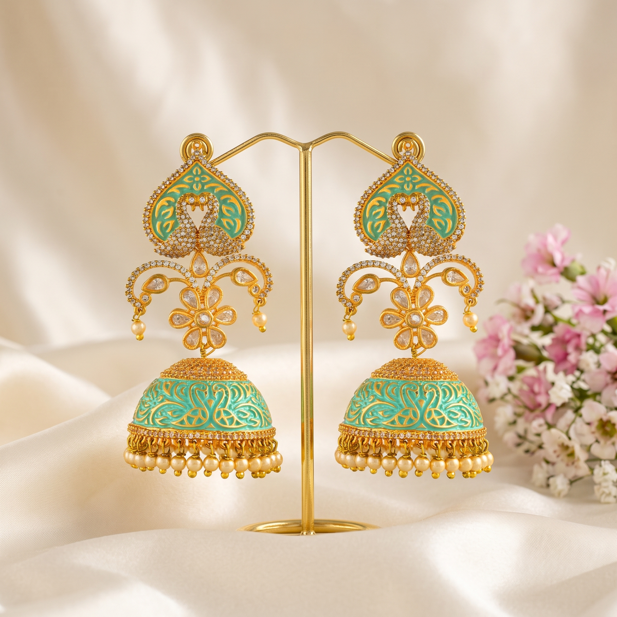 Aarushi Kundan Earrings
