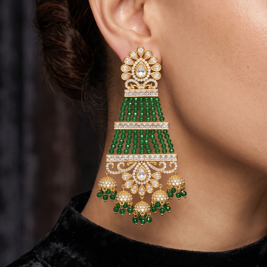 Bhanwari Kundan Earrings