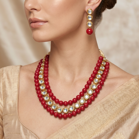 Kanika Kundan Necklace Set