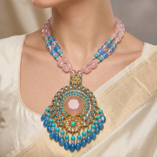 Prisha Semi-Pr. Navratan Necklace