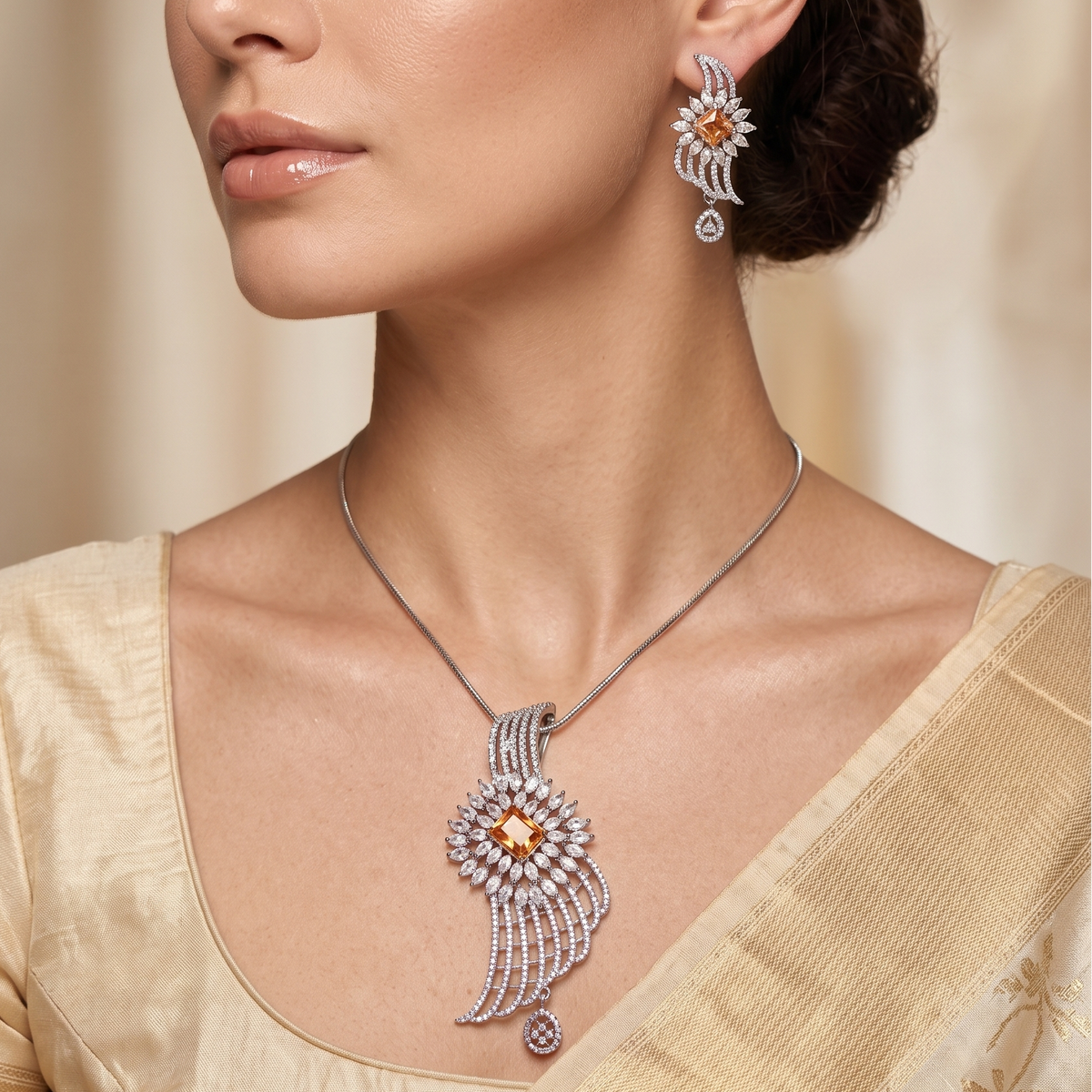 Ridhima Zircon Set