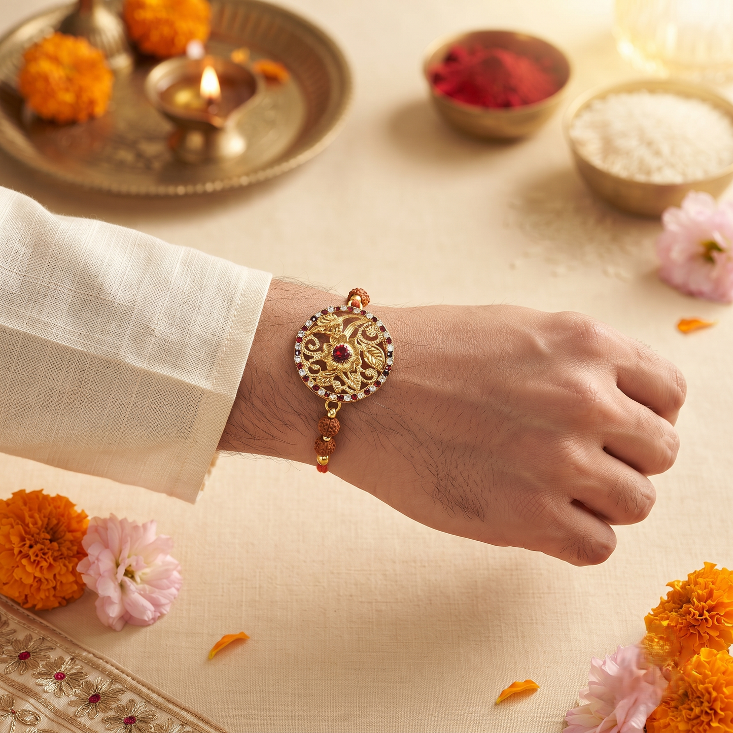 Designer Rakhi on the special day of Rakshabandan for your Brothers| Rakshabandhan special | Rakhi for Brother Art No. R-34