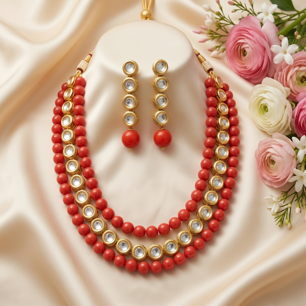 Kanika Kundan Necklace Set