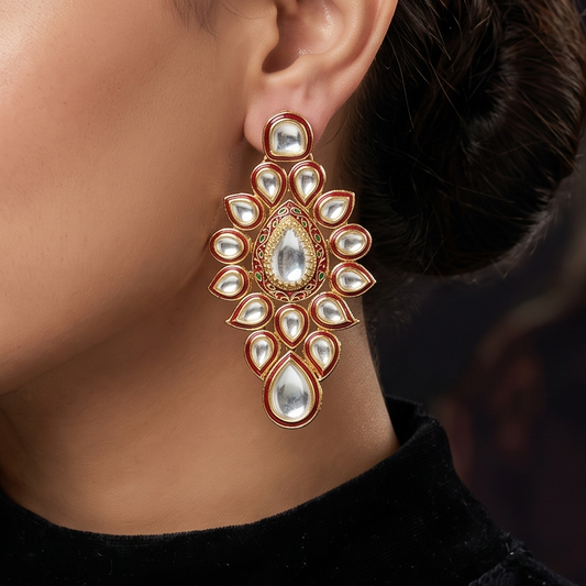 Reva Kundan Earrings