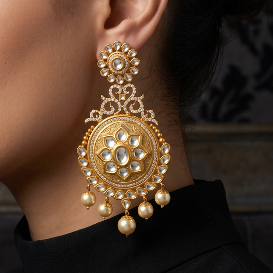 Poonam Kundan Earrings