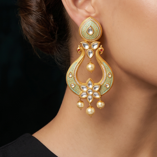 Nandini Kundan Earrings