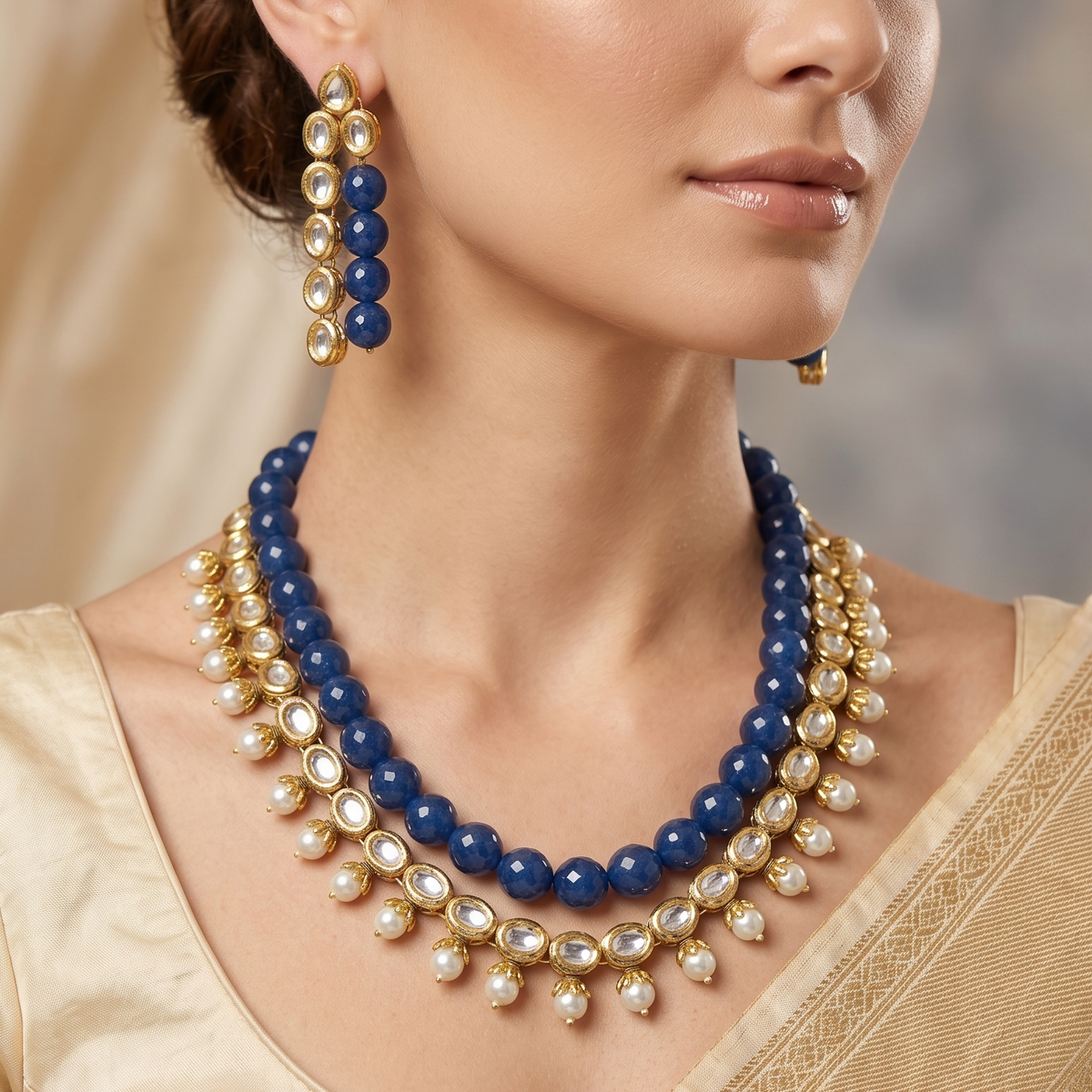 Sonam Kundan Necklace Set