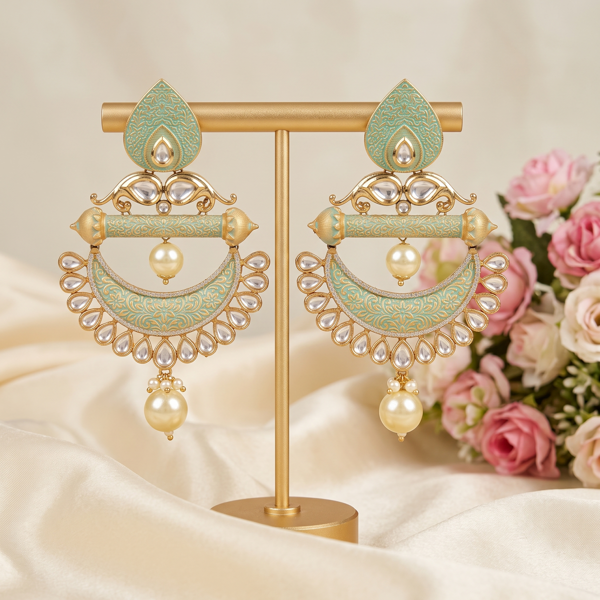 Pihu Kundan Earrings