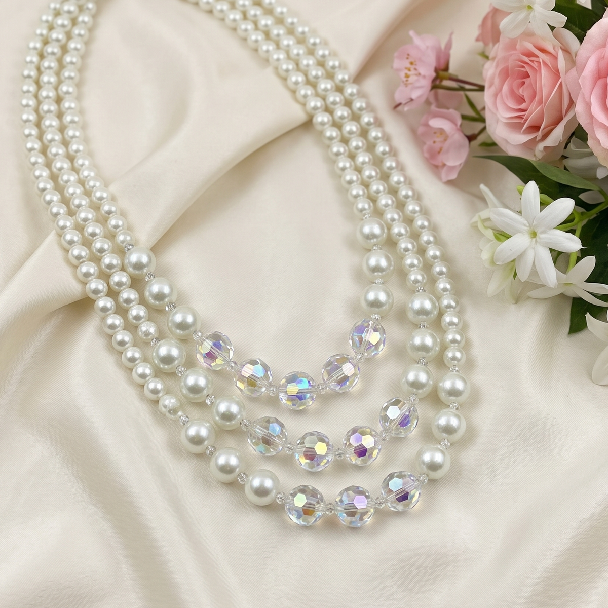 Komalavalli Pearl Necklace Sets