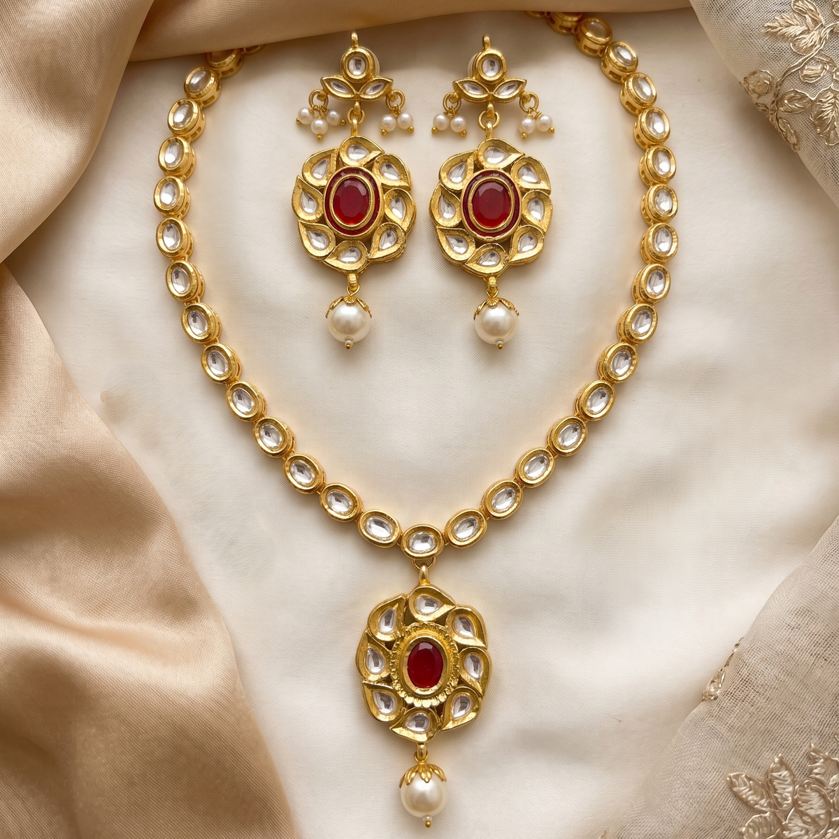 Samayra Kundan Necklace Set
