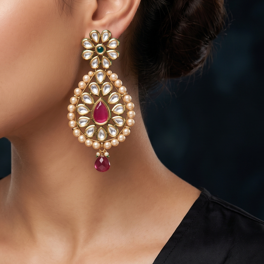 Shanaya Kundan Earrings