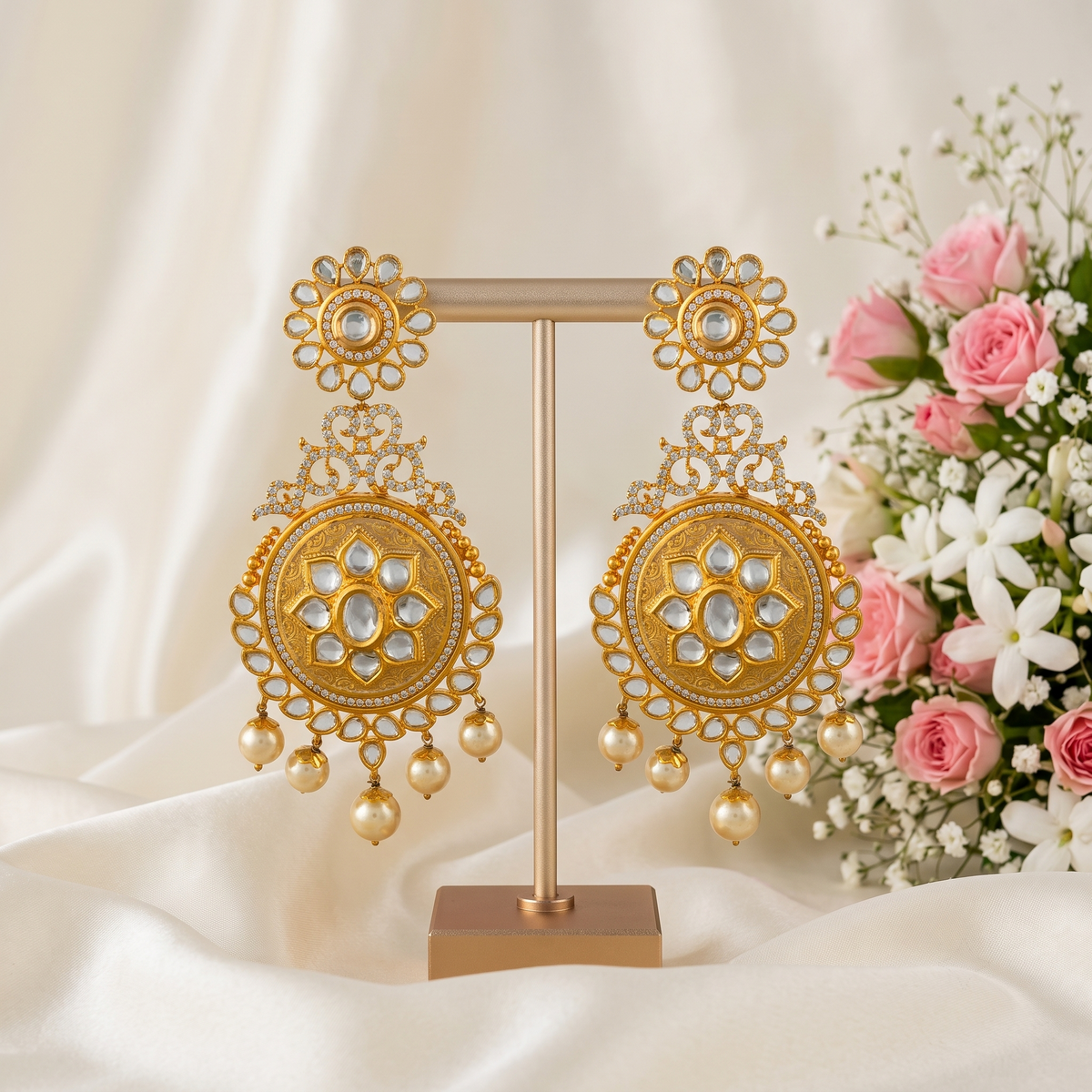 Poonam Kundan Earrings