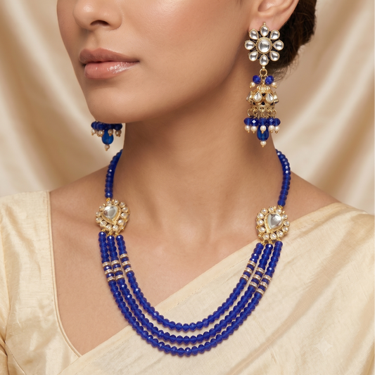Anshika Kundan Necklace Set