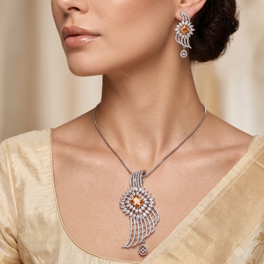 Tanvi DC Pendent Set