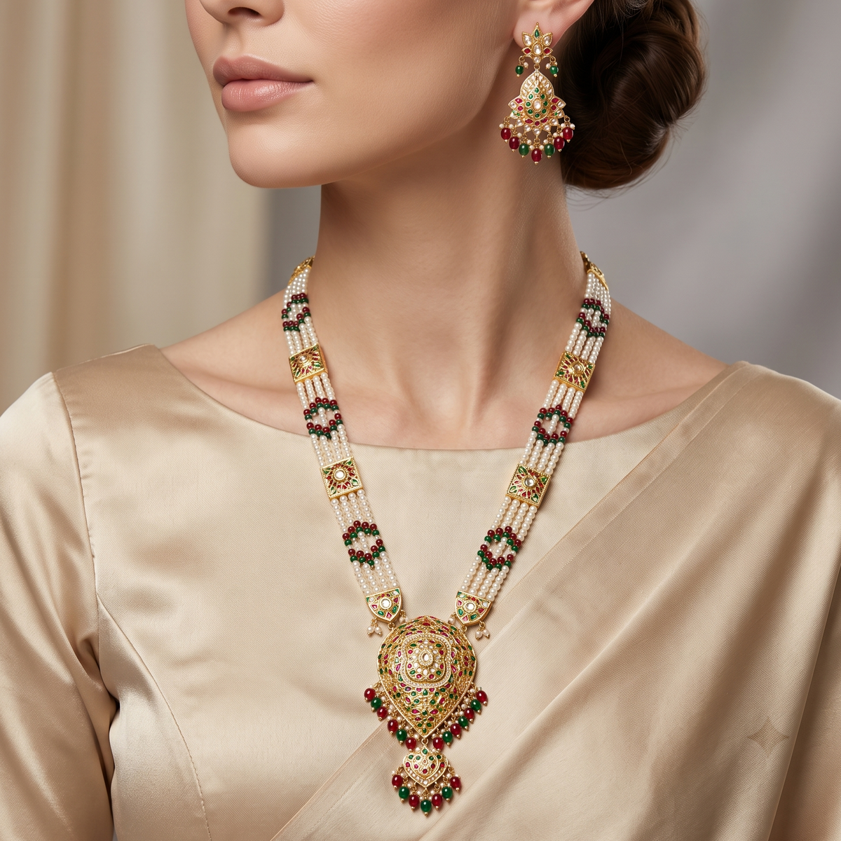 Riya Jadau Necklace Set