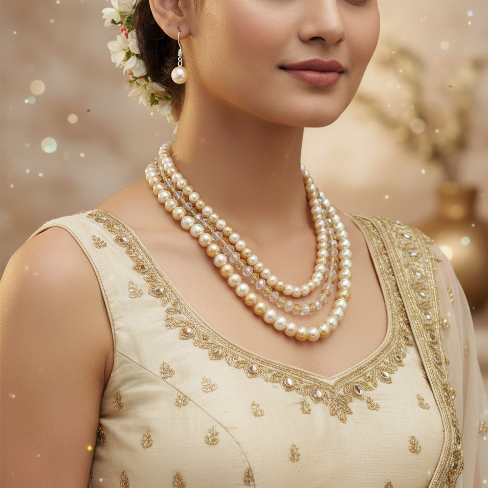Pearl Necklace Sets