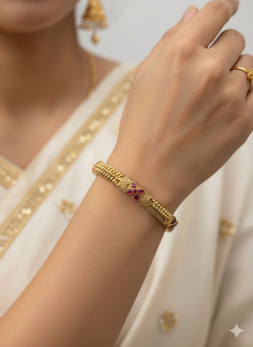 Dhriti  Temple Bangles