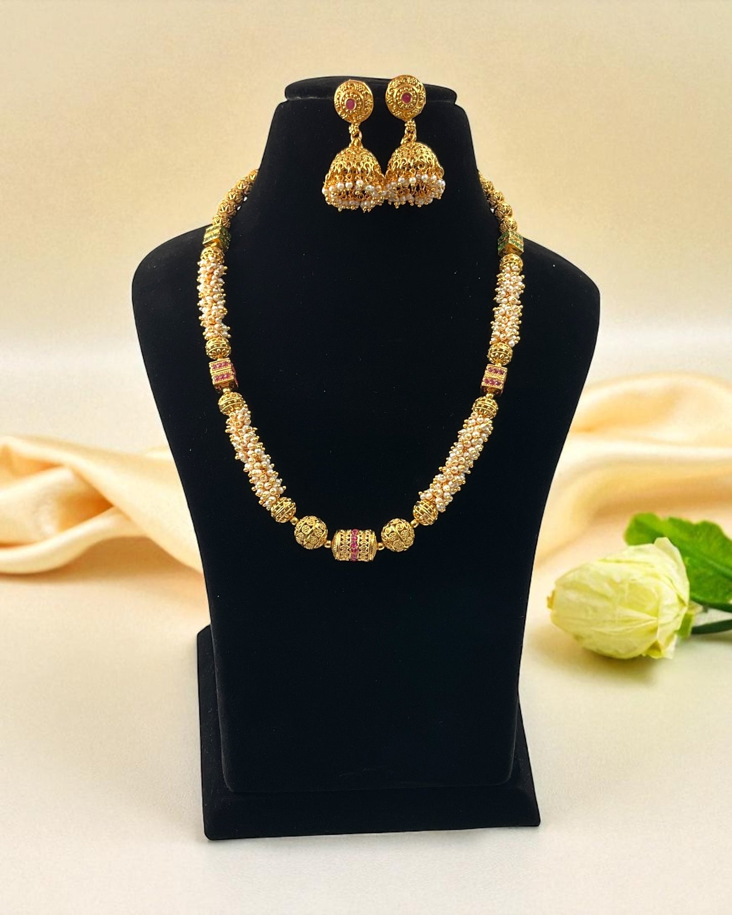 Aaradhya Temple necklace