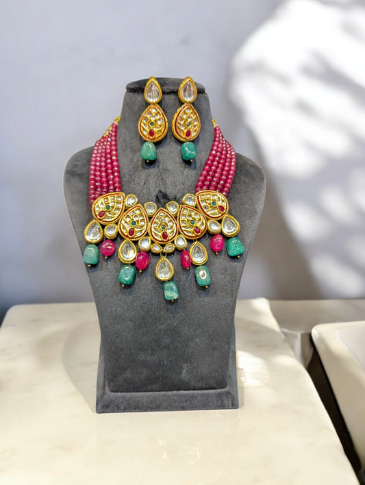 Manisha Kundan Necklace Set