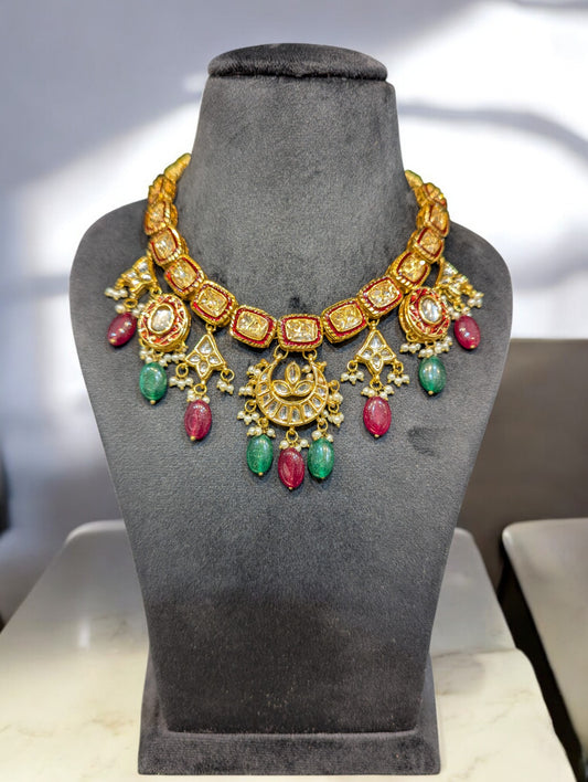 Saniya Kundan Necklace Set