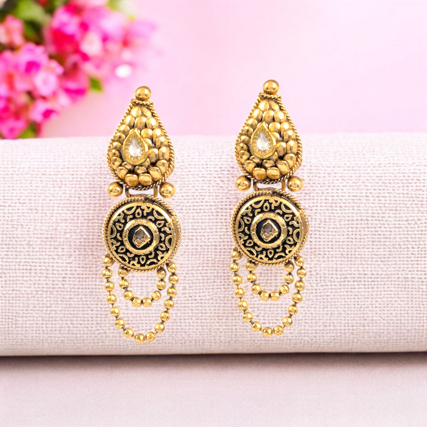 Tanishka Polki Necklace Set