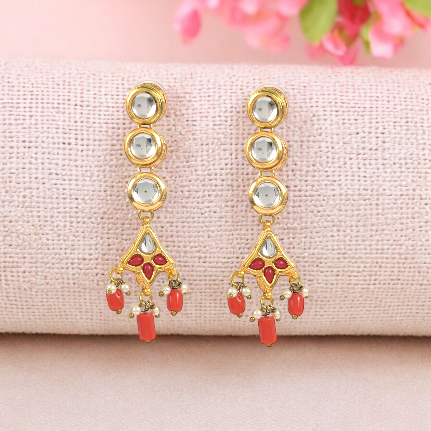 Tanisha Kundan Necklace Set