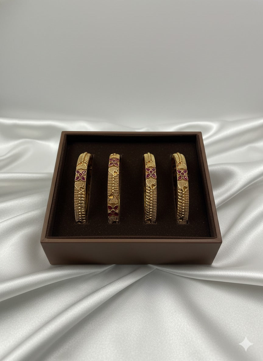 Dhriti  Temple Bangles