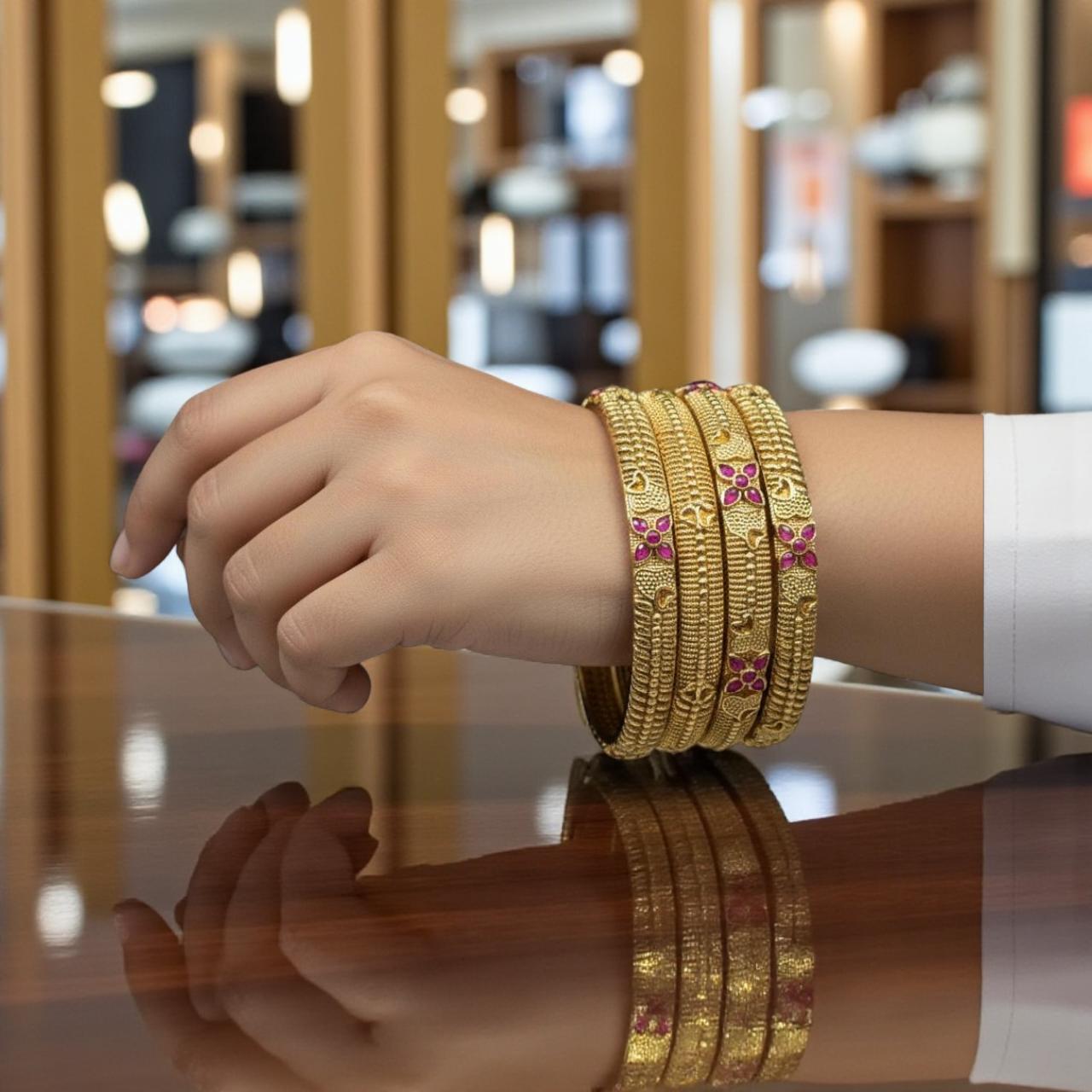 Lasya Temple Bangles